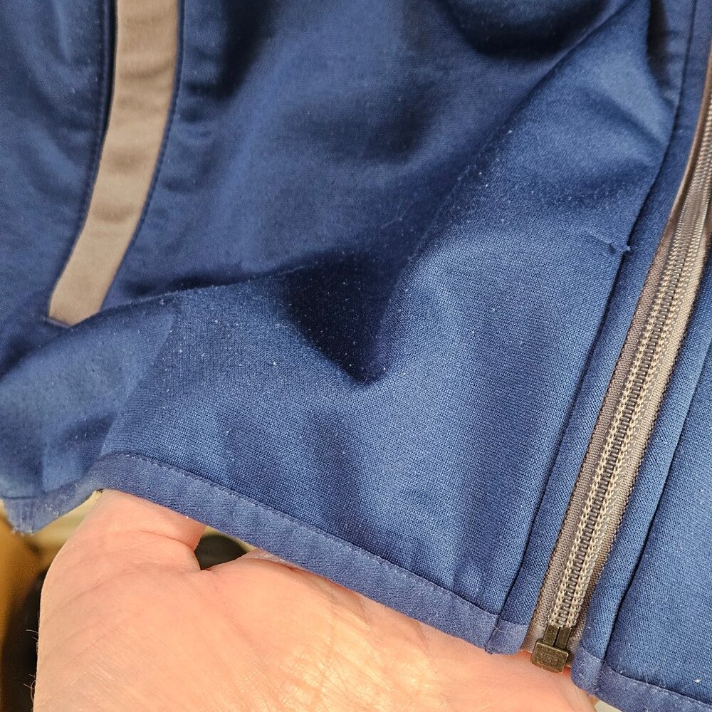 Vintage Oakley Men's "Track" Jacket, Gray/Blue, Sz XXL - Picture 6 of 16